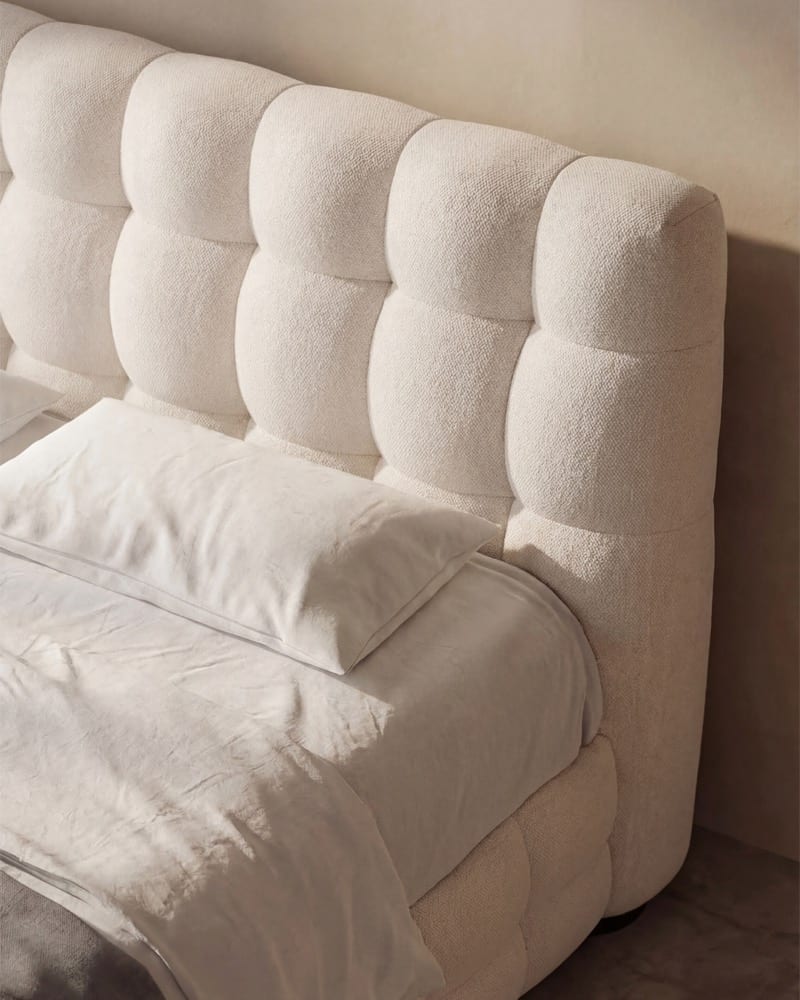 A platform bed you sit back into